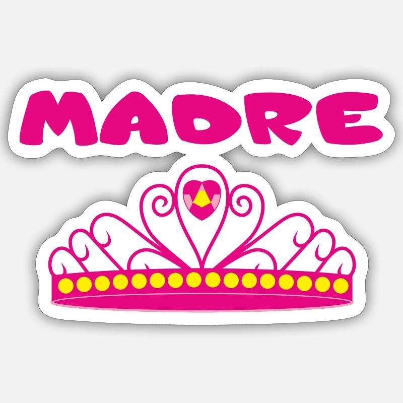 MADRE - Sticker size S (10 x 10 cm) - white matte