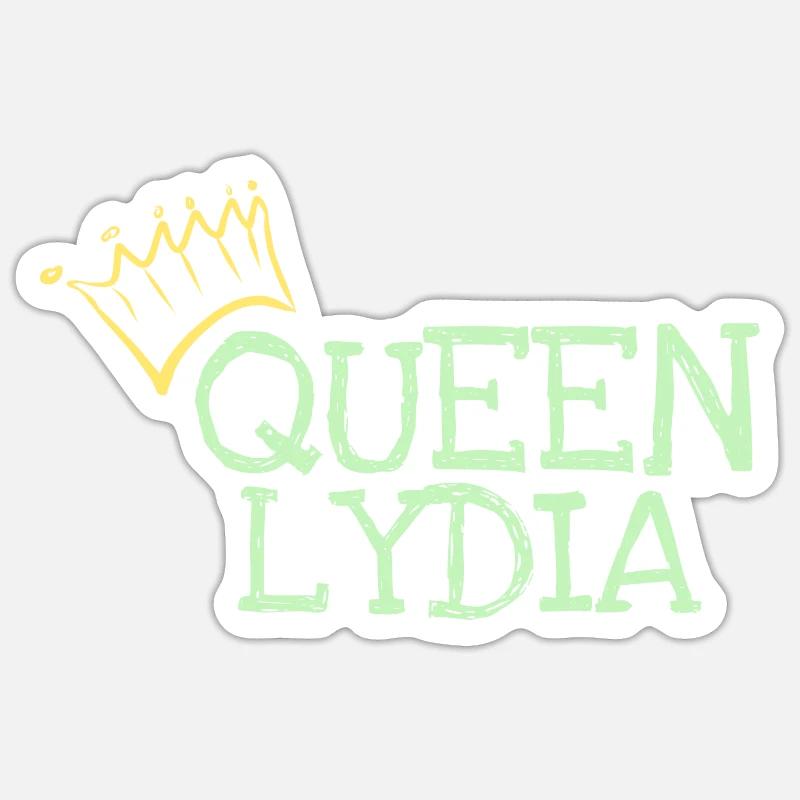 First name Lydia Sticker size S (10 x 10 cm)