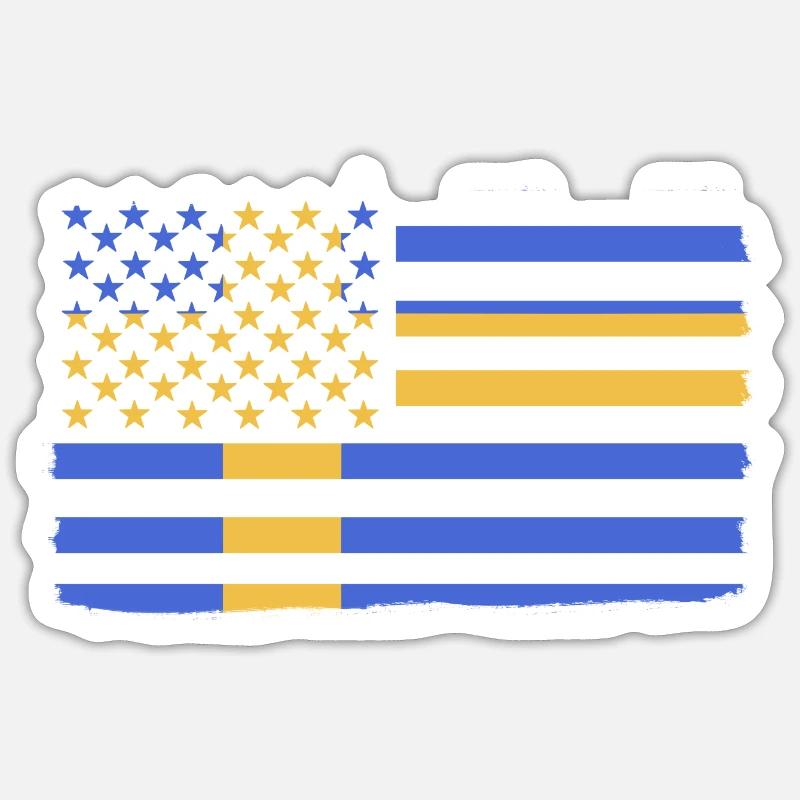 Schweden Schwedisch Sticker Größe S (10 x 10 cm)