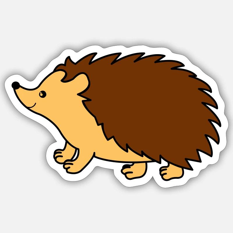 igel comic Sticker Größe S (10 x 10 cm)