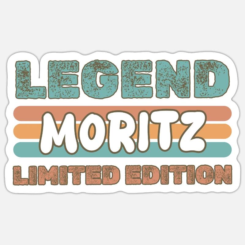 Moritz Sticker Größe S (10 x 10 cm)