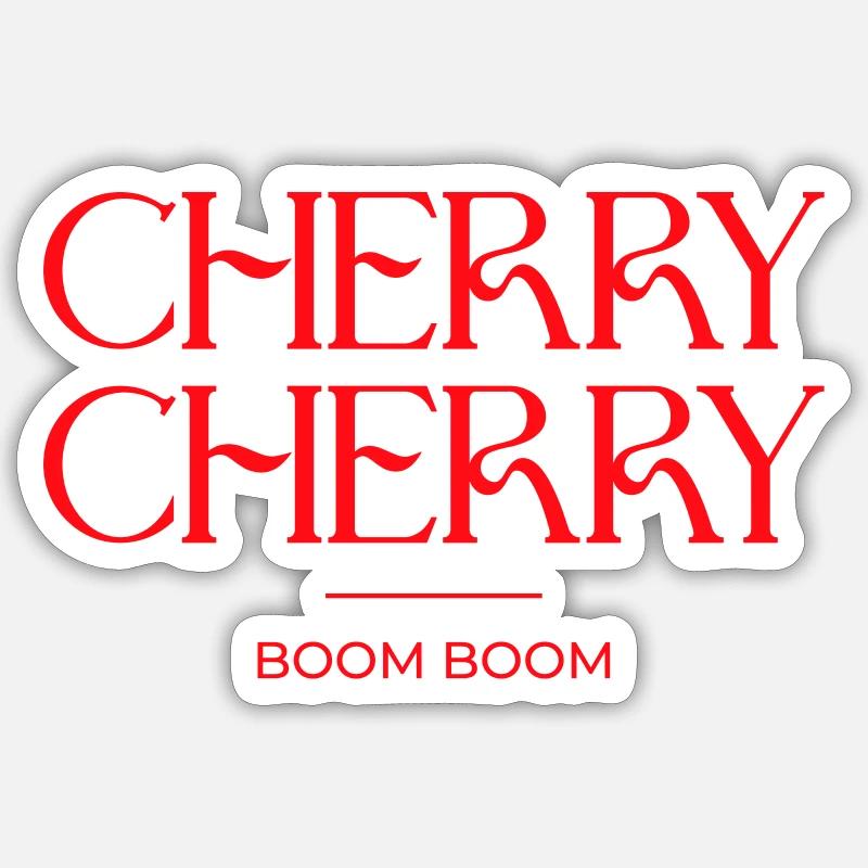 Cherry Cherry Sticker Größe S (10 x 10 cm)