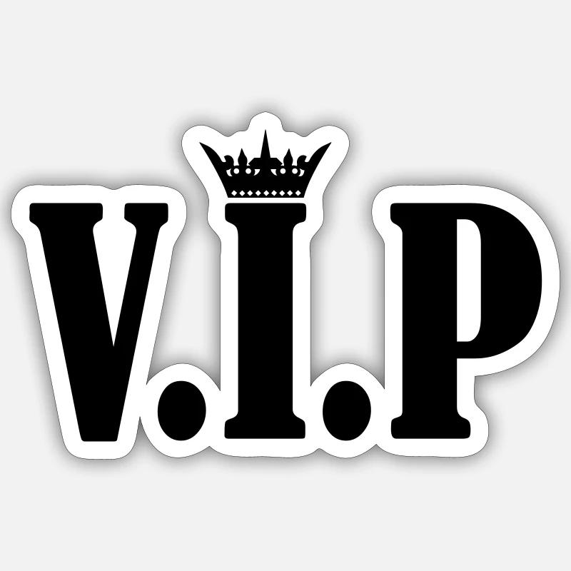 VIP Crown Sticker size S (10 x 10 cm)