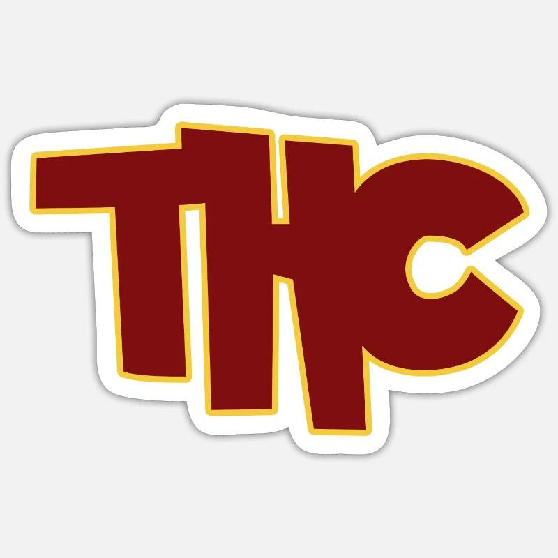 THC Sticker taille S (10 x 10 cm)