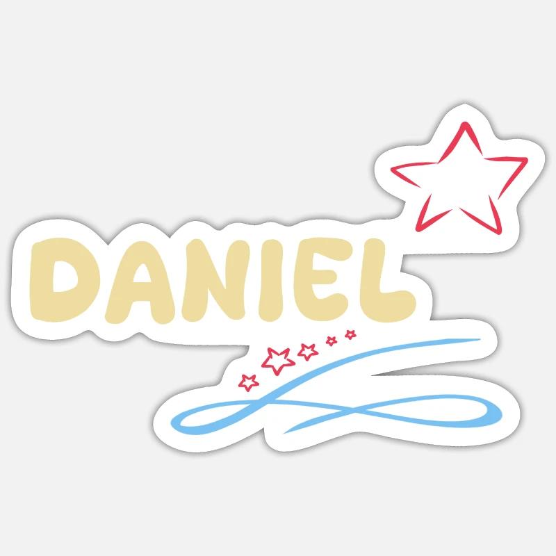 Daniel as a gift Sticker size S (10 x 10 cm)