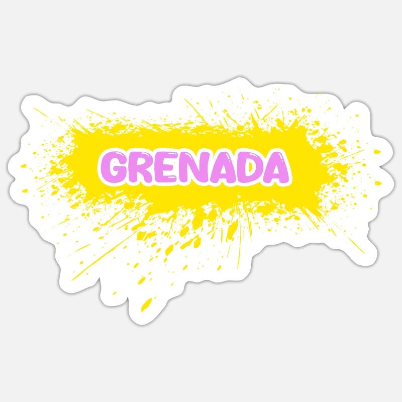 Grenada Sticker size S (10 x 10 cm)