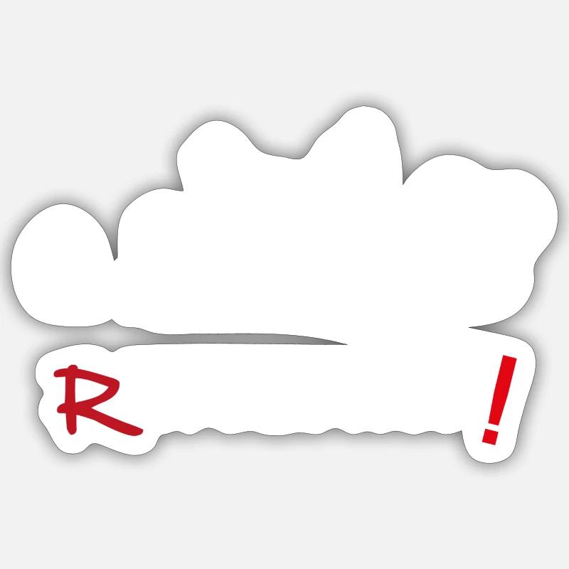 Revolution - Evolution Man Fun Twist 14 Sticker Größe S (10 x 10 cm)