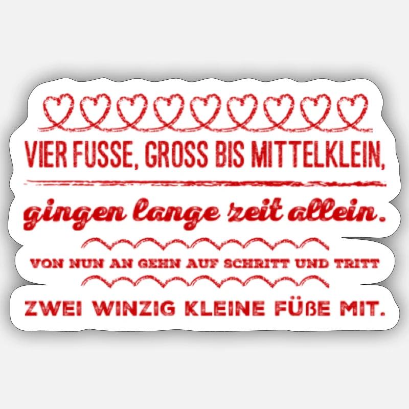 Sticker Größe S (10 x 10 cm) - 