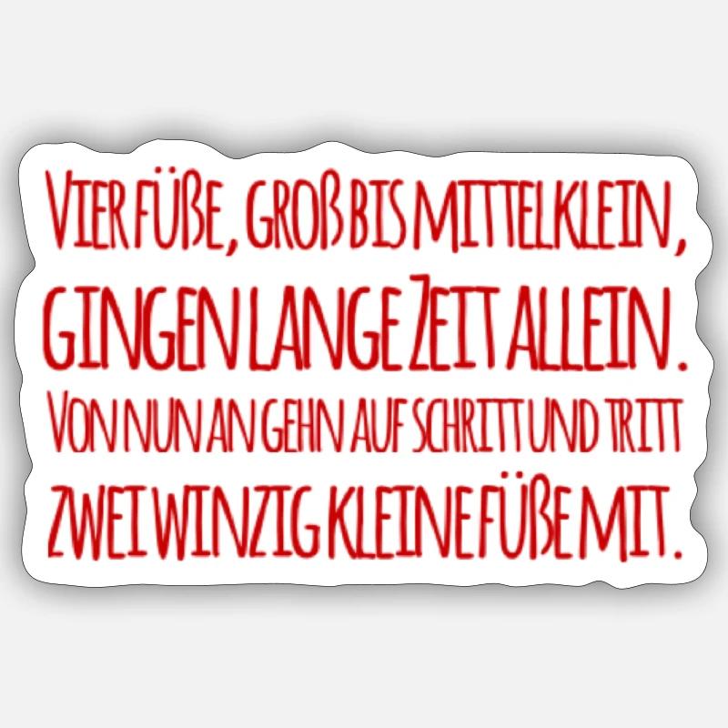 Sticker Größe S (10 x 10 cm) - 