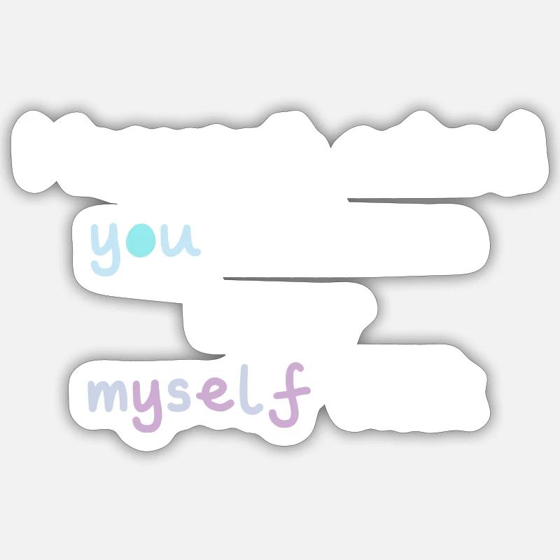 echo talking Sticker size S (10 x 10 cm)