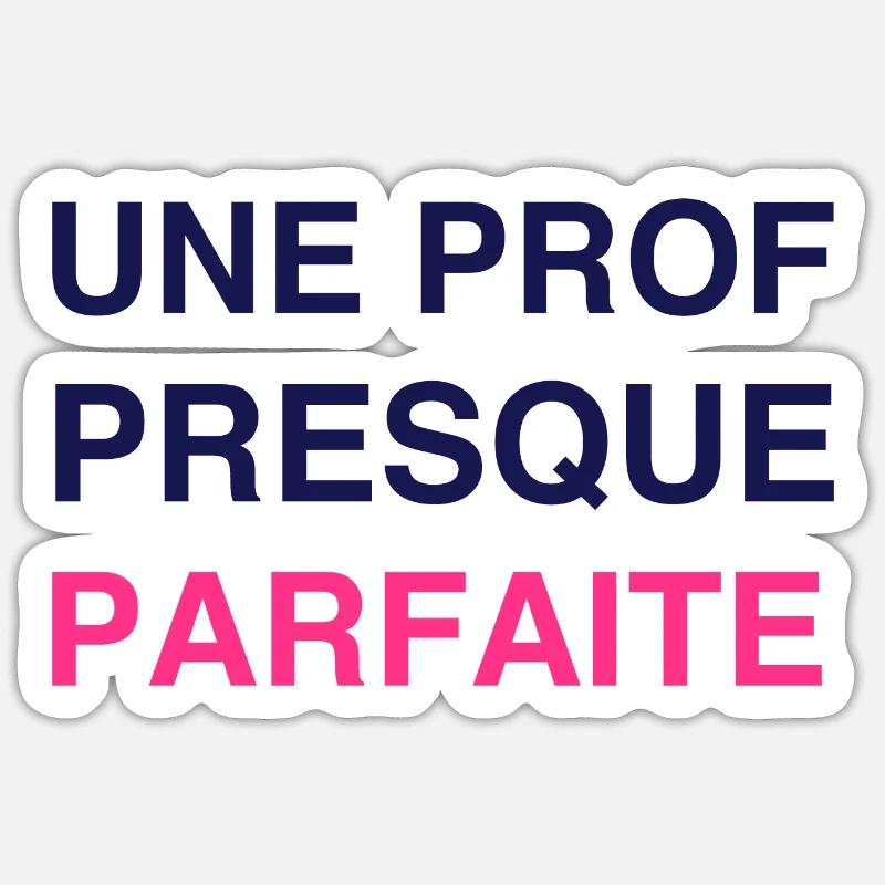 Ecole / Prof / Instit / Professeur / Maîtresse Sticker taille S (10 x 10 cm)