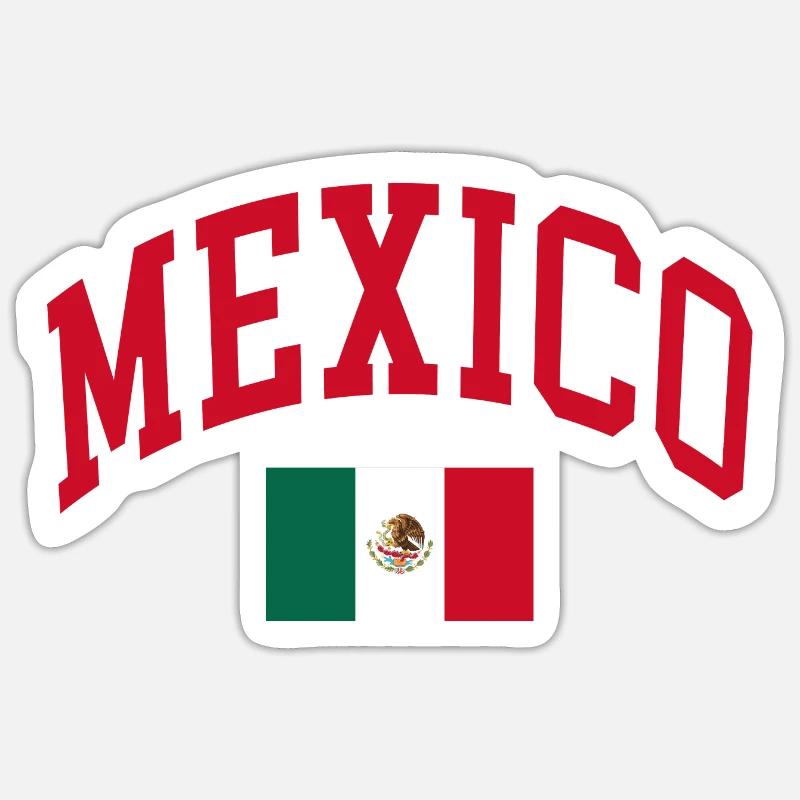 Mexiko - Sticker Größe S (10 x 10 cm) - Mattweiß