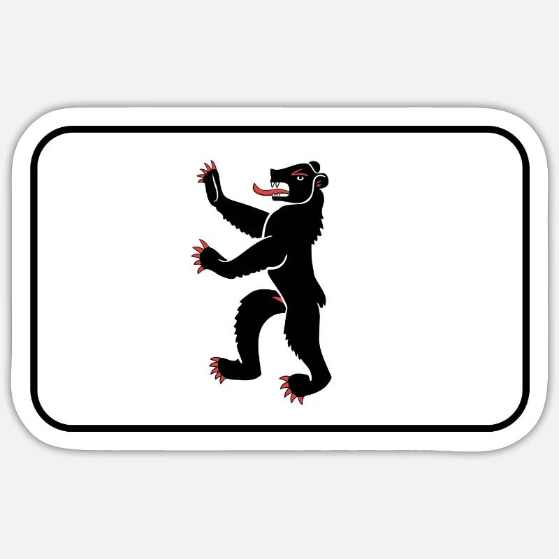 Flagge, Vignette oder Logo von Appenzall Innerhoden Sticker Größe S (10 x 10 cm)