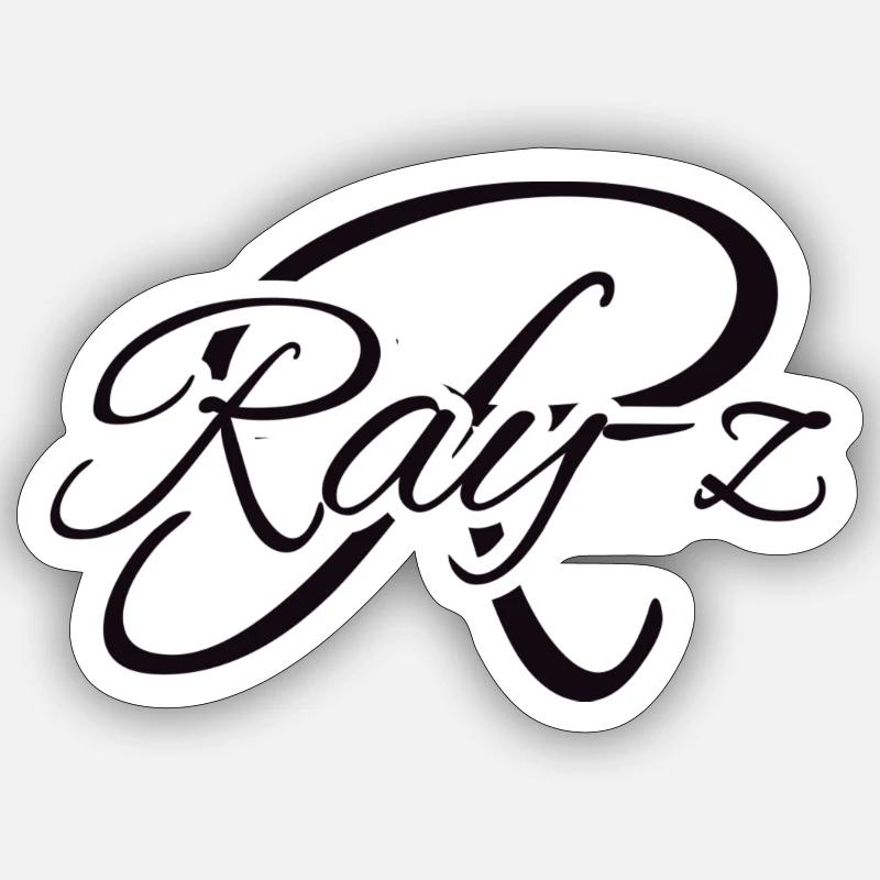 Ray-Z Logo - Sticker taille S (10 x 10 cm) - blanc mat
