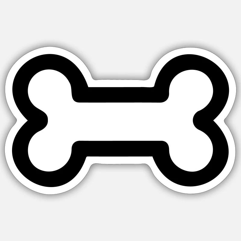 Bone Sticker size S (10 x 10 cm)