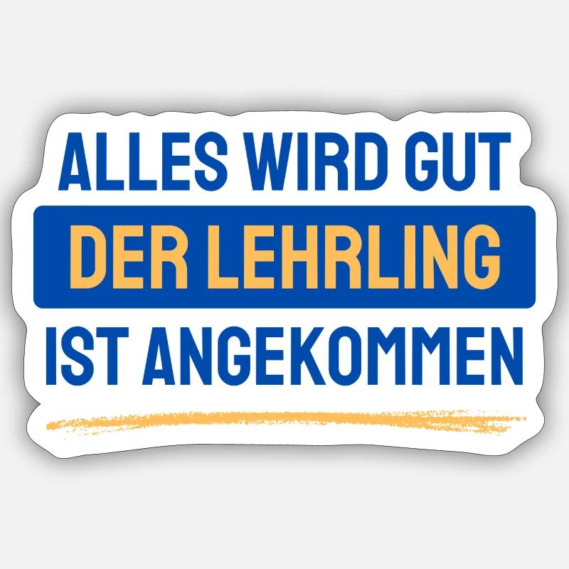 Everything will be fine Sticker size S (10 x 10 cm)