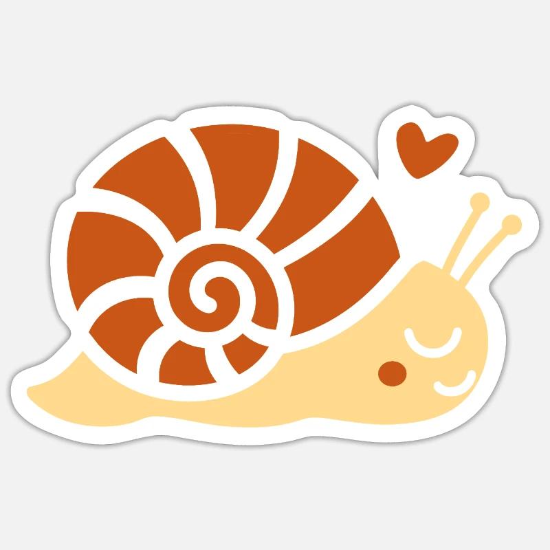 Escargot Sticker taille S (10 x 10 cm)