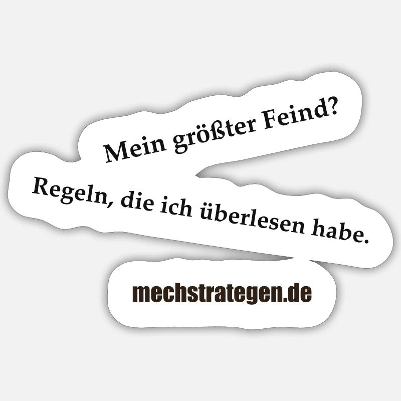 Sticker Größe S (10 x 10 cm) - 
