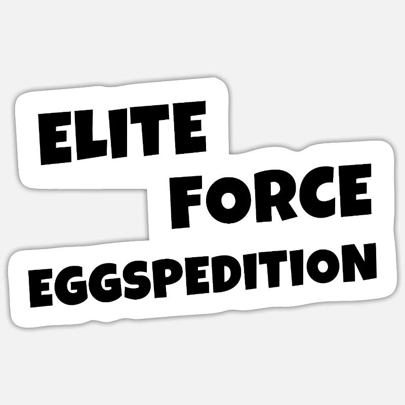 Elite Force Eggspedition Sticker size S (10 x 10 cm)