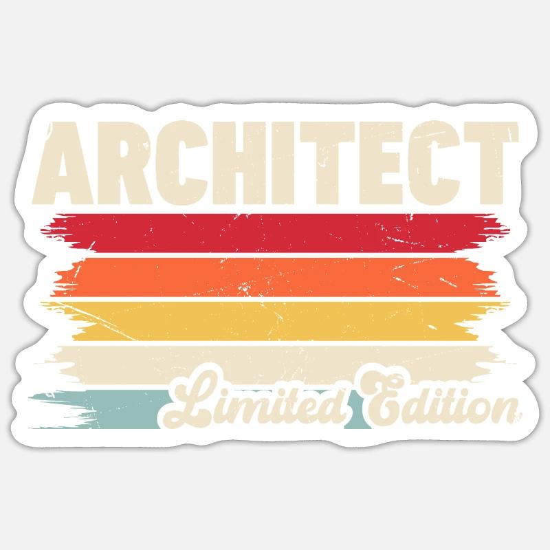 Architecte Sticker taille S (10 x 10 cm)