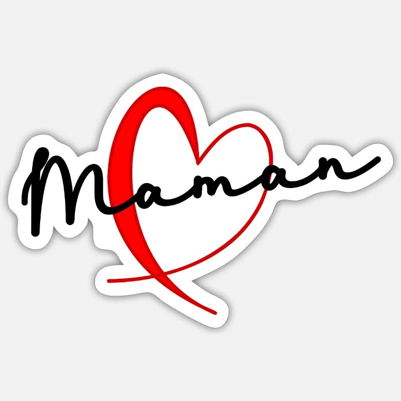 MAMA. MUTTERTAG. SCHÖNEN MUTTERTAG Sticker Größe S (10 x 10 cm)