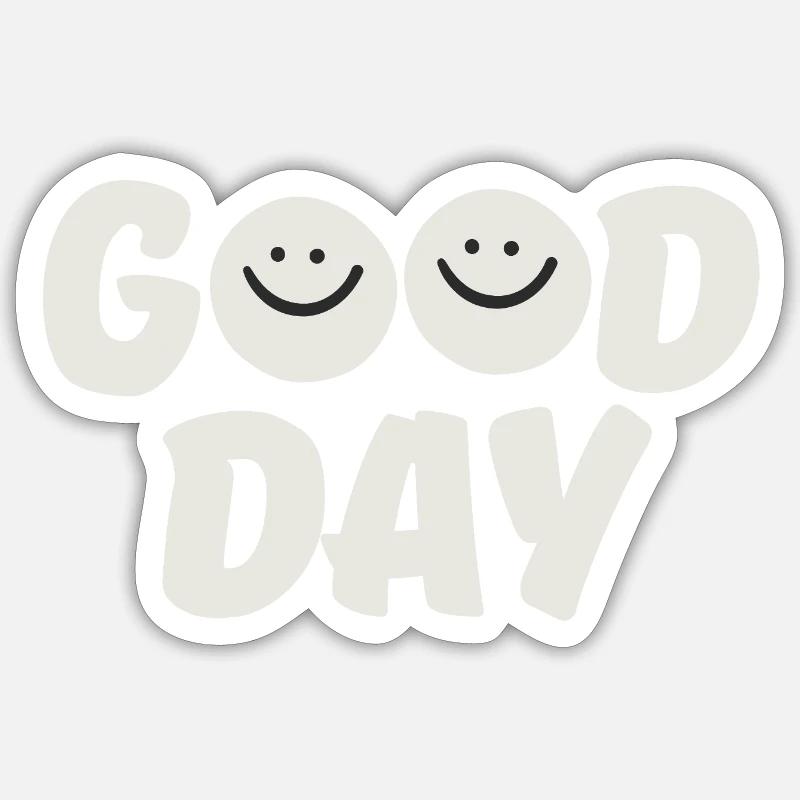 T-shirt - Sticker taille S (10 x 10 cm) - blanc mat