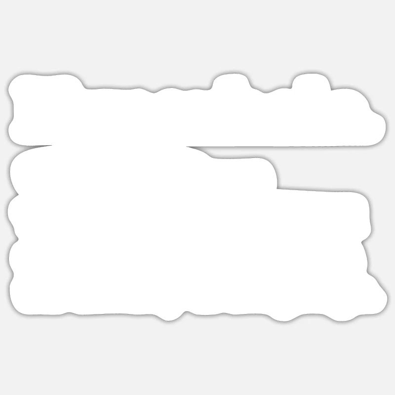 Hyperbole definition - Sticker taille S (10 x 10 cm) - blanc mat