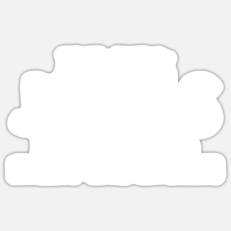 Jonas - Sticker taille S (10 x 10 cm) - blanc mat