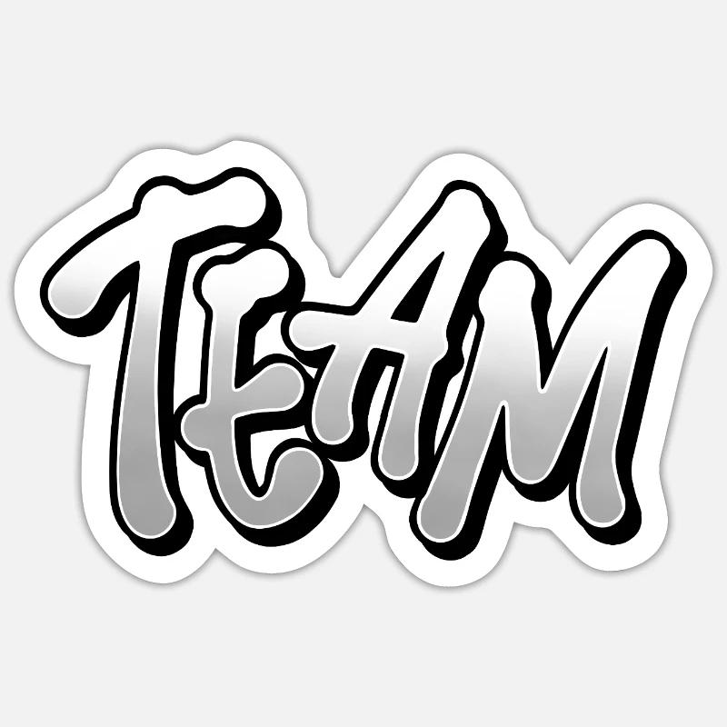 Équipe Sticker taille S (10 x 10 cm)