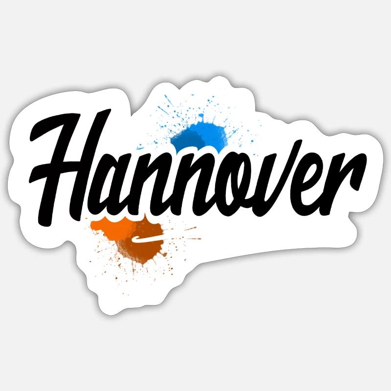 Hanover Sticker size S (10 x 10 cm)