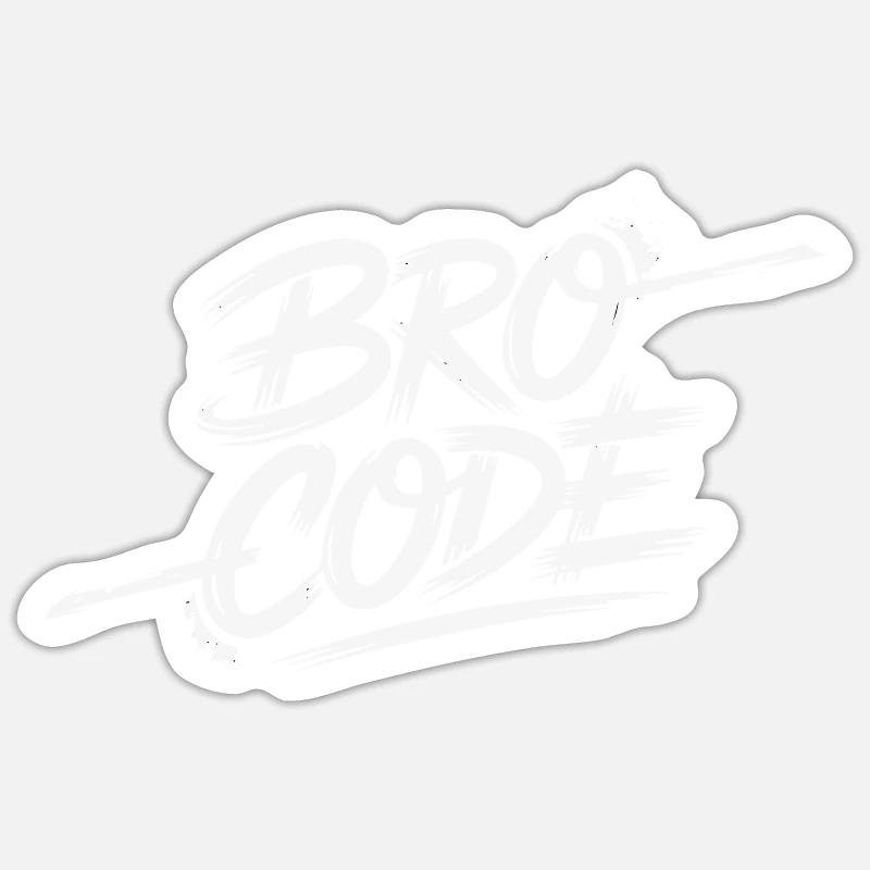 CODE DU FRÈRE Sticker taille S (10 x 10 cm)