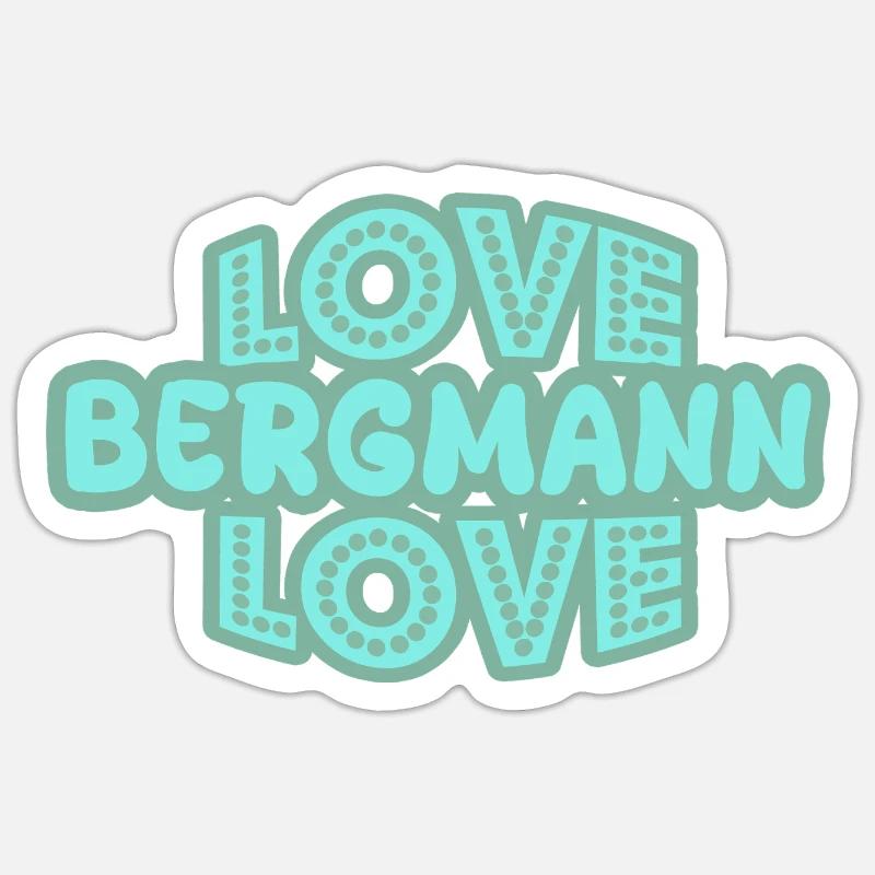 Bergmann Sticker Größe S (10 x 10 cm)
