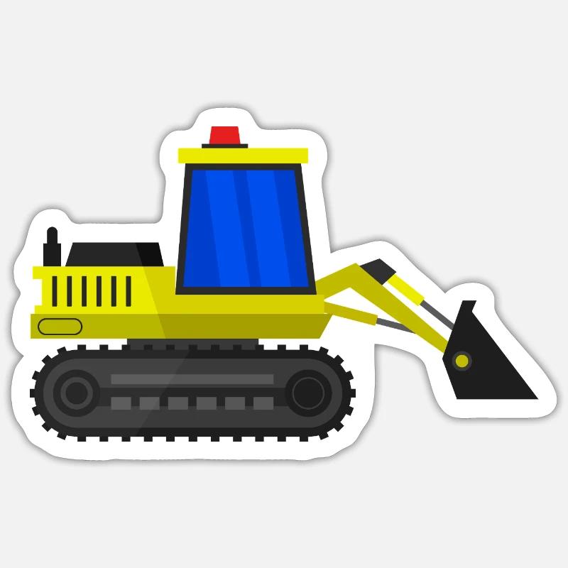 Bagger Sticker Größe S (10 x 10 cm)