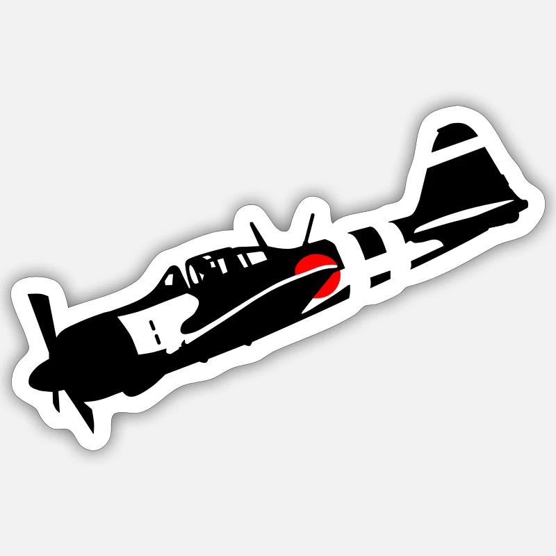 Zero - Sticker Größe S (10 x 10 cm) - Mattweiß