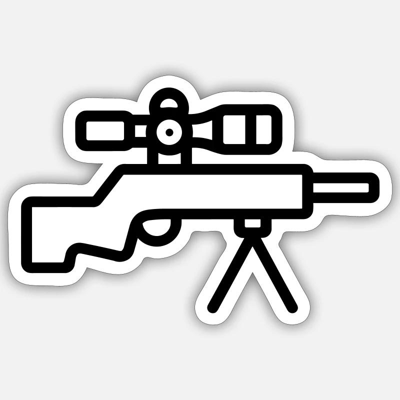 sniper Sticker size S (10 x 10 cm)