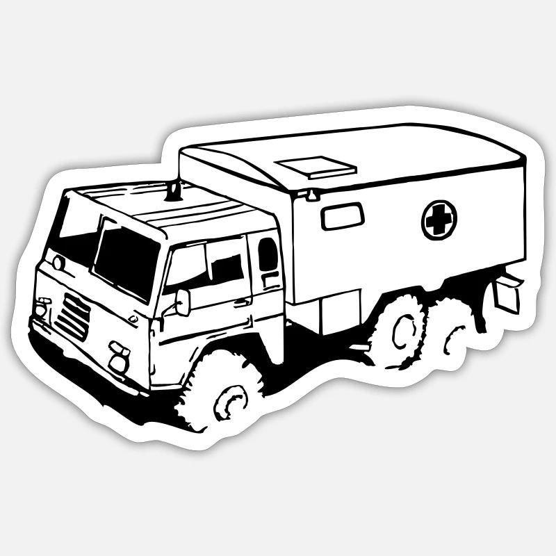 TGB13 Sany - Sticker taille S (10 x 10 cm) - blanc mat