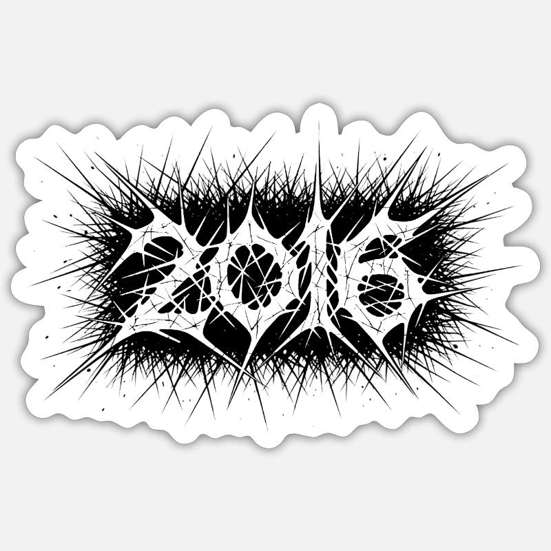 Cyber Sigilism 2016 - Sticker taille S (10 x 10 cm) - blanc mat
