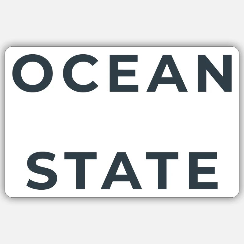 OCEAN STATE Sticker size S (10 x 10 cm)