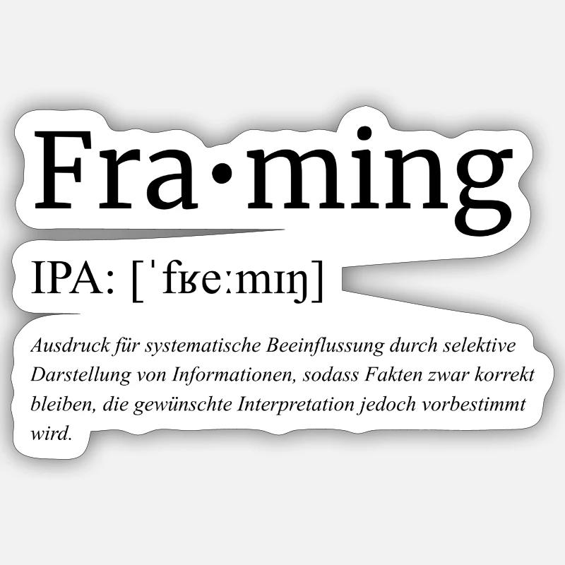 Framing Sticker Größe S (10 x 10 cm)