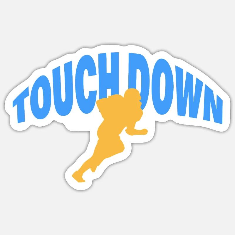 Touch Down Sticker size S (10 x 10 cm)