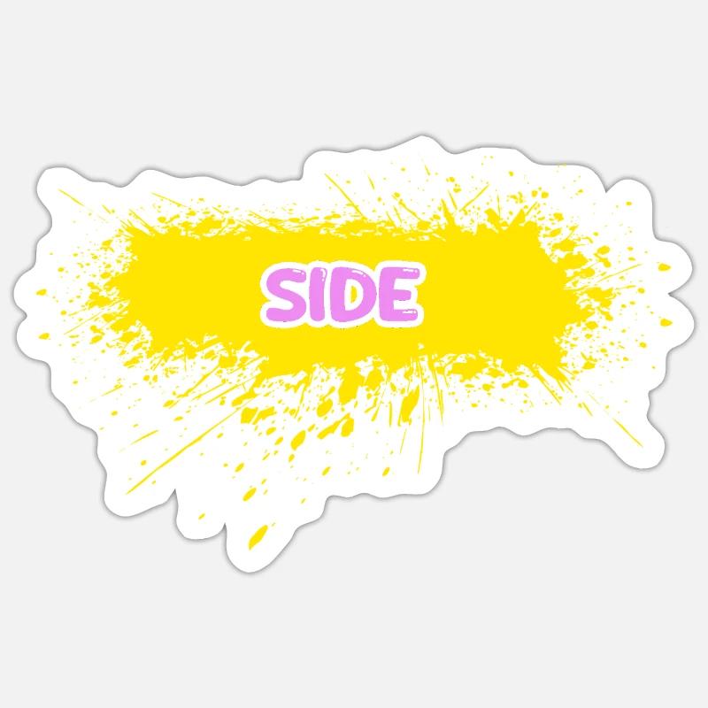 Gift for Side - Sticker size S (10 x 10 cm) - white matte