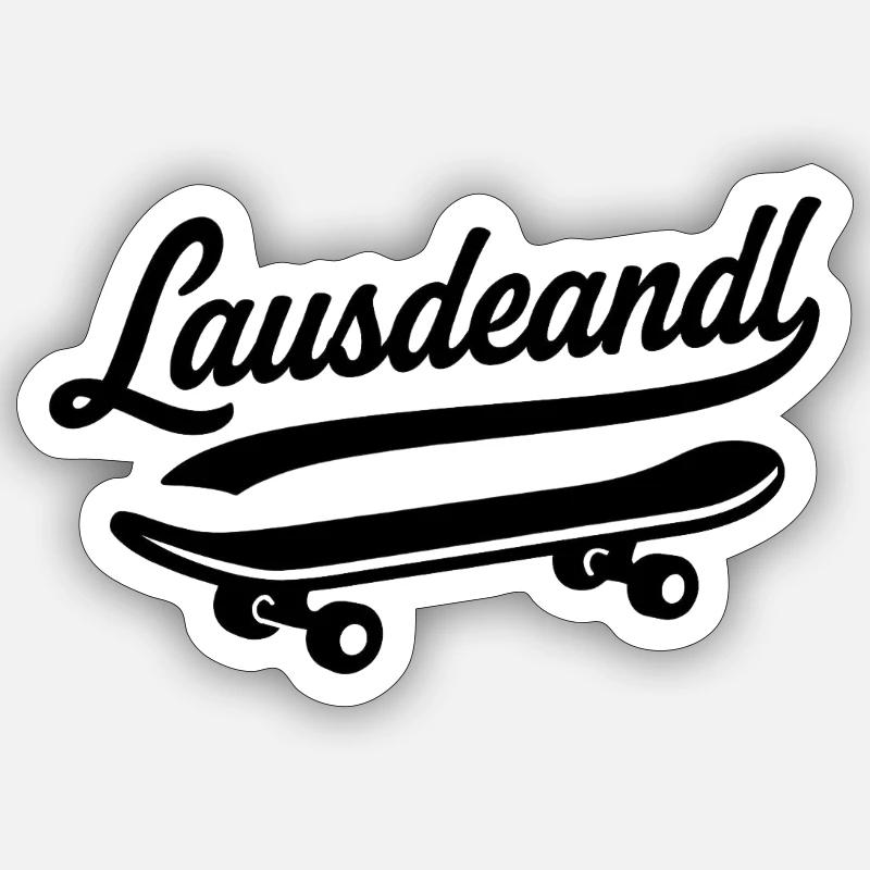 Lausdeand ! - Sticker taille S (10 x 10 cm) - blanc mat