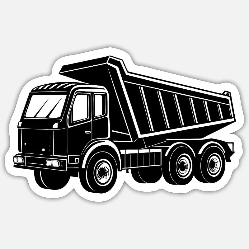 Kipper - Sticker Größe S (10 x 10 cm) - Mattweiß