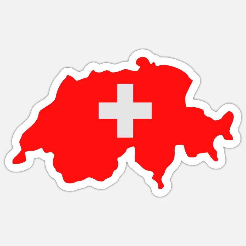 Suisse Sticker taille S (10 x 10 cm)
