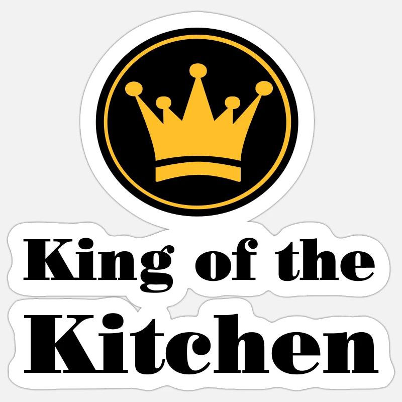 Koch - Sticker Größe S (10 x 10 cm) - Mattweiß