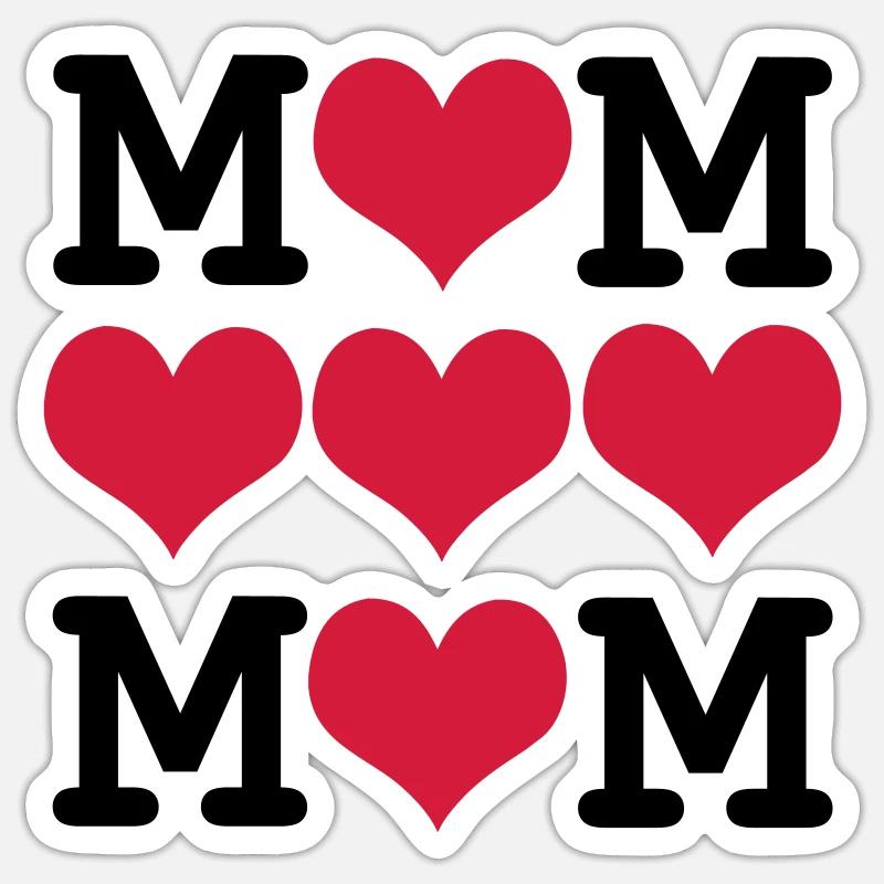 Muttertag Sticker size S (10 x 10 cm)