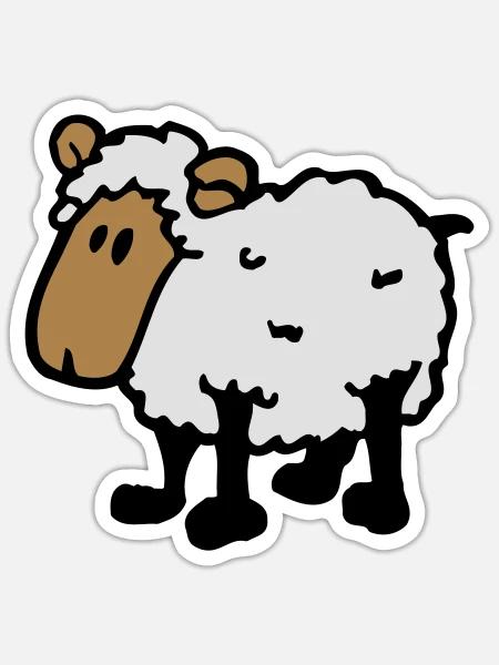 - Sticker size S (10 x 10 cm) - white matte