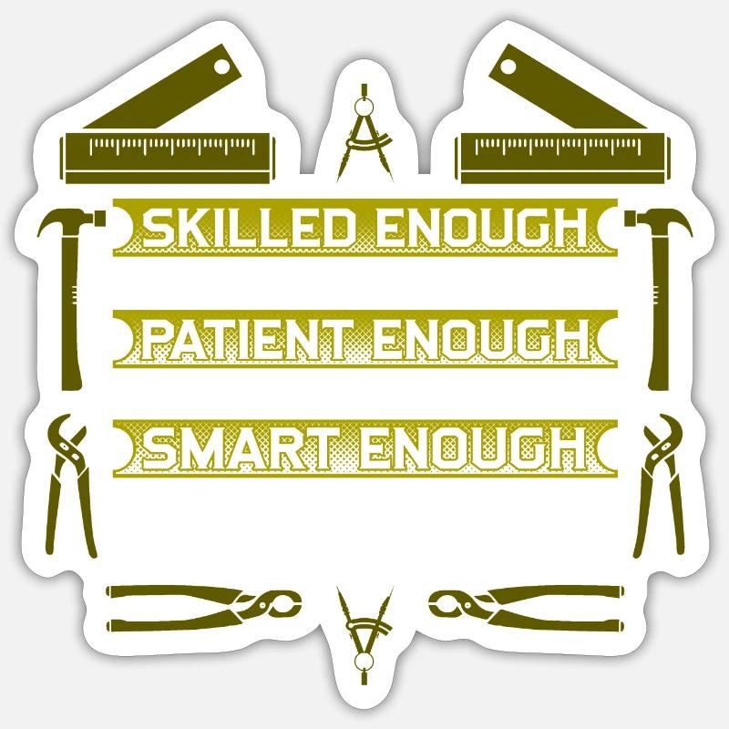 Engineering science funny gift Sticker size S (10 x 10 cm)