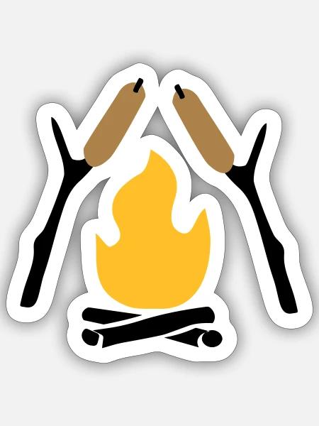  - Sticker size S (10 x 10 cm) - white matte