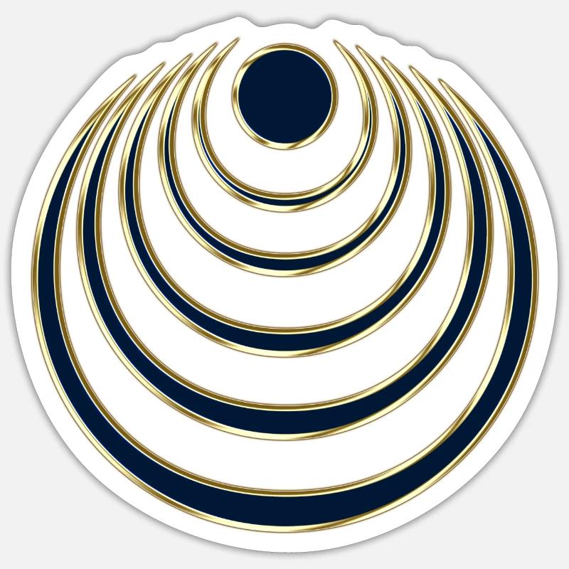 Moon amulet - intuition, creativity and media Sticker size S (10 x 10 cm)